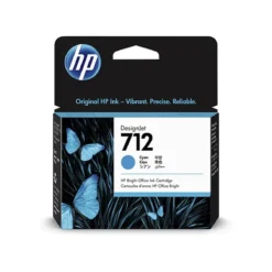 Cartucho Tinta HP 712 Cyan 29ml para Impresora DesignJet Sostenibilidad (MPN 3ED67A, Suministros para impresoras) img-1