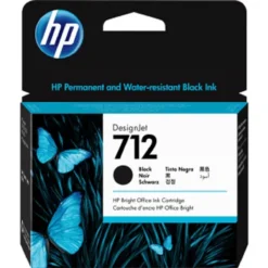 Tinta Hp712 Negro DesignJet de 80 ml (MPN 3ED71A, Suministros para impresoras) img-1