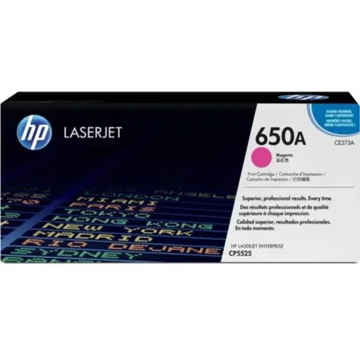 Tóner HP Color Laserjet 650A Magenta, Rendimiento 15,000 páginas (MPN CE273A, Suministros para impresoras) img-1