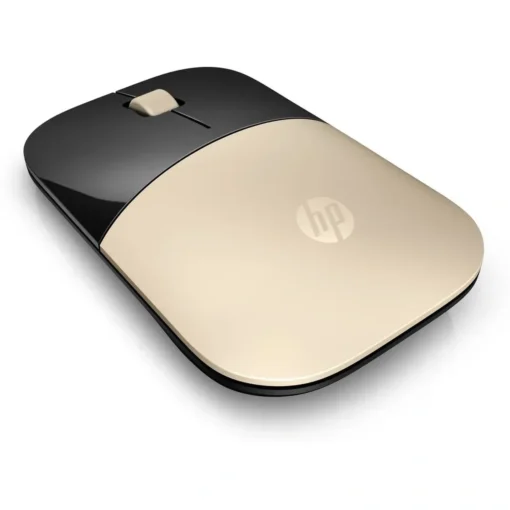Mouse HP Z3700 Inalámbrico, 1200 DPI, RF, Ambidiestro, Oro (MPN X7Q43AA, Mouses) img-1
