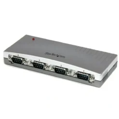 Hub Startech USB a 4 Puertos RS232 DB9, Adaptador Serial (MPN ICUSB2324, Adaptadores, HUBs y Dockings) img-1