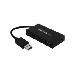 Hub USB 3.0 Startech 4 puertos: 3 USB-A, 1 USB-C, 5Gbps (MPN HB30A3A1CFB, Adaptadores, HUBs y Dockings) img-1