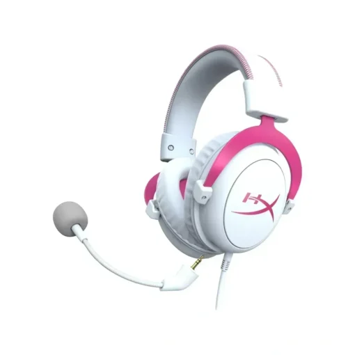 Hyperx Audífonos Con Micrófono Gamer Cloud Ii, Sonido 7.1, Over-Ear, Usb, Blanco (MPN 4P5E0AA, Audífonos) img-1