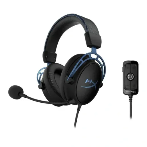 Hyperx Audifono Gamer Cloud Alpha™ S, Pc Y Ps4, Sonido Surround 7.1, Mezclador (MPN HX-HSCAS-BL/WW, Audífonos) img-4