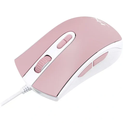 Hyperx Mouse Gamer Pulsefire Core, 7 Botones, 6200 Dpi, Wired, Rosa/Blanco (MPN 639P1AA, Mouses) img-1