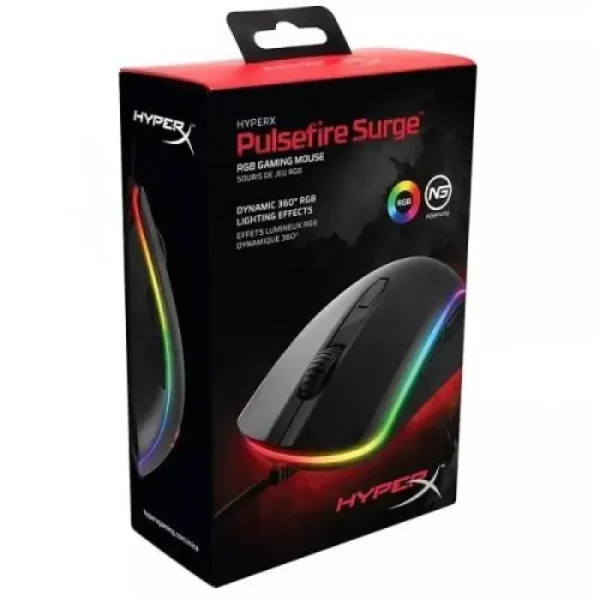 Hyperx Mouse Gamer Pulsefire Surge 360Â° Rgb Lighting, Hasta 16.000 Dpi HX-MC002B img-1