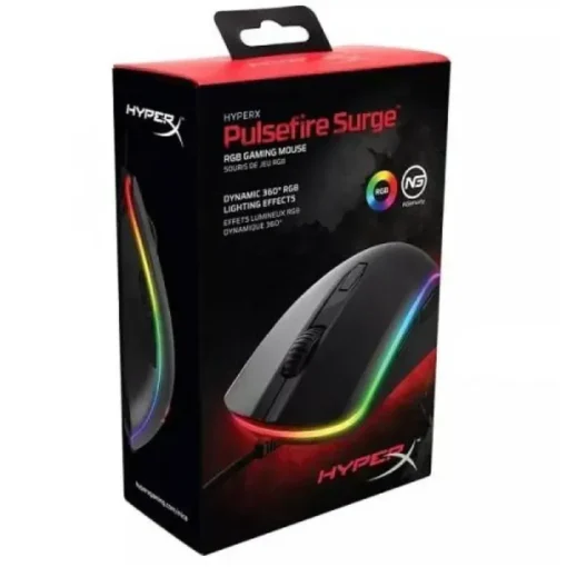 Hyperx Mouse Gamer Pulsefire Surge 360Â° Rgb Lighting, Hasta 16.000 Dpi (MPN HX-MC002B, Mouses) img-1
