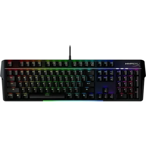 Hyperx Teclado Gamer Alloy Mkw100, Mecánico, Switch Red, Rgb, Anti-Ghosting (MPN 4P5E1AA, Teclados) img-1