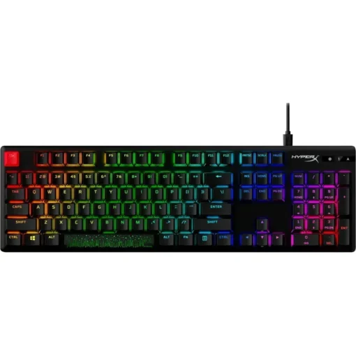 Hyperx Teclado Gamer Mecánico Alloy Origins Pbt (US), Switch HX Azul, RGB (MPN 639N4AA, Teclados) img-1