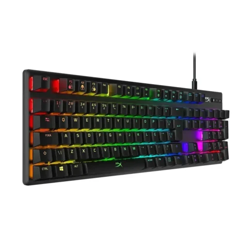 Hyperx Teclado Mecánico Gamer Alloy Origins Rgb, Usbc Extraible, Switch Red (MPN HX-KB6RDX-LA, Teclados) img-1