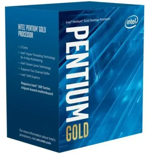 Intel Procesador Pentium Gold G6400 Dual-Core 4.0 Ghz 1200 (MPN BX80701G6400, Procesadores para PC) img-1
