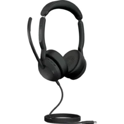 Jabra Auriculares Evolve2 50 MS Stereo, Alámbrico, USB C, Negro (MPN 25089-999-899, Audífonos) img-1