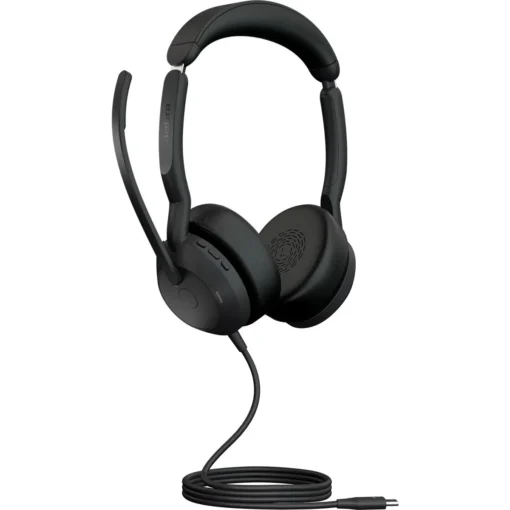 Jabra Auriculares Evolve2 50 MS Stereo, Alámbrico, USB C, Negro (MPN 25089-999-899, Audífonos) img-1