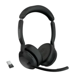 Jabra Evolve2 55 - Link380a MS Stereo, Wireless, Office/Call center, 20 - 20000 (MPN 25599-999-999, Audífonos) img-1