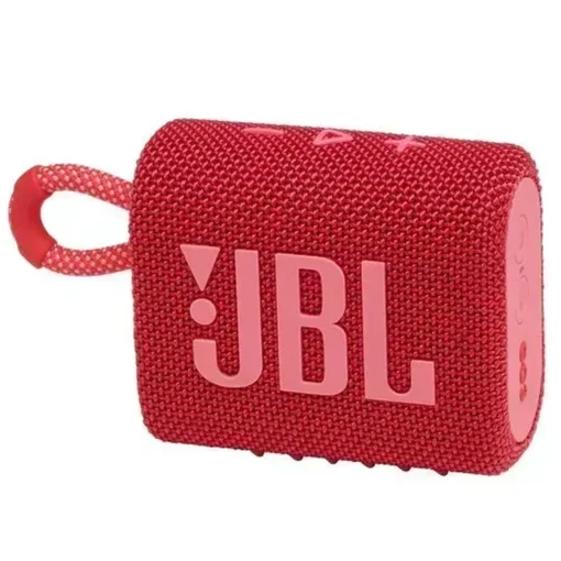Jbl Altavoz Portatil Go 3, Bluetooth, Bateria Integrada, Resistente Al Agua Y (MPN JBLGO3REDAM, Sistemas de audio) img-1