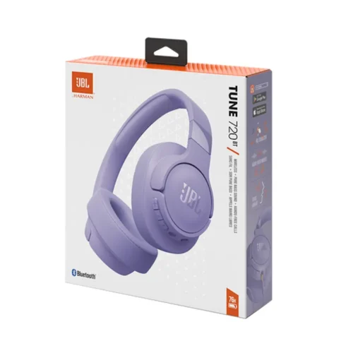 Jbl Audífonos Inalámbricos Over Ear Tune 720Bt, Bluetooth 5.3, 76H, Pure Bass (MPN JBLT720BTPURAM, Audífonos) img-1