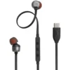 JBL Auriculares USB-C In-Ear, Micrófono Integrado, Controles En Línea (MPN JBLT310CBLKAM, Audífonos) img-1