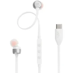 Auriculares JBL TUNE 310C, Intraaurales USB-C, Micrófono Integrado, Blanco (MPN JBLT310CWHTAM, Audífonos) img-1