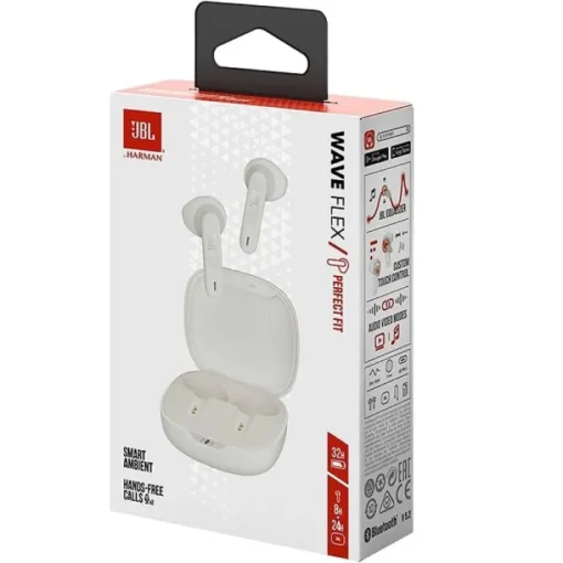 Jbl Auriculares Para Tablet / Para Computer Inalámbricos Wave Flex Truly Whit JBLWFLEXWHT