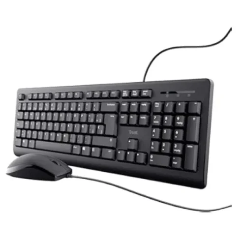 Kensington Kit Combo Alambrico Teclado Y Mouse Km100 Eq 27933 K75452Es (MPN 27933 - K75452ES, Kit Teclado y Mouse) img-1