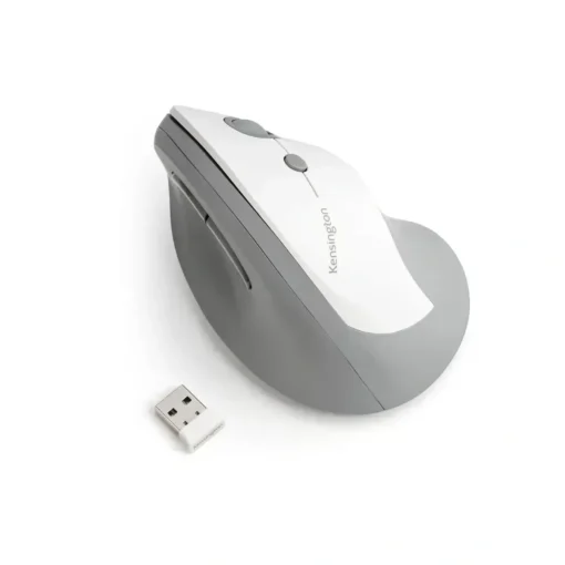 Mouse Vertical Ergonómico Kensington Pro Fit Inalámbrico, 1600 DPI, Gris (MPN K75520WW, Mouses) img-1