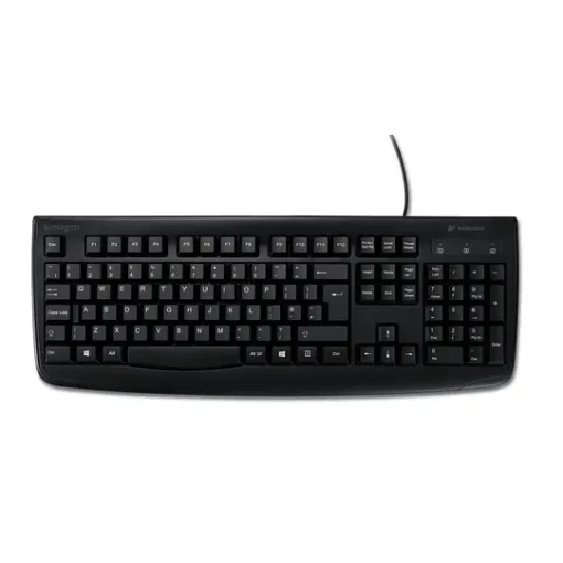 Kensington Teclado Lavable For Life, USB, Antimicrobiano, Negro (MPN K64407, Teclados) img-1