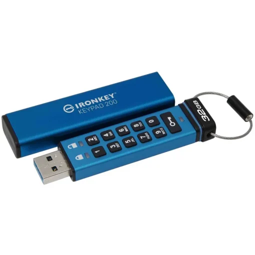 Kingston 256Gb Ironkey Keypad 200 Fips 140-3 Lvl 3 (Pendin IKKP200/256GB