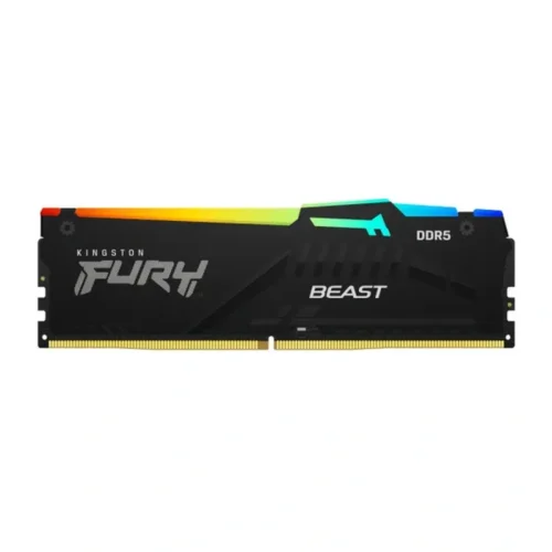 Memoria RAM 8GB DDR5 5600MT/s CL36 Kingston Fury Beast RGB (MPN KF556C36BBEA-8, Memorias RAM para PC) img-1