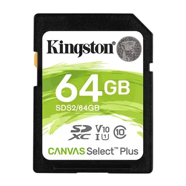 Kingston Flash Memory Card 64 Gb Canvas Select Plus Sdxc 64 Gb Uhs-I (Class 10 SDS2/64GB img-1