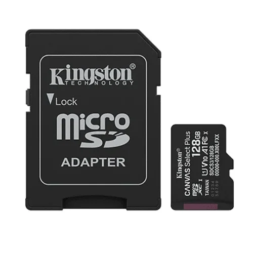 Kingston Flash Memory Card Microsdhc 128Gb Microsdxc Canvas Select (MPN SDCS3/128GB, Tarjetas Micro SD) img-1