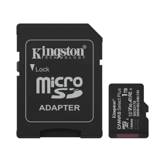 Kingston Flash Memory Card Microsdhc 1Tb Microsdxc Canvas Select Pl (MPN SDCS3/1TB, Tarjetas Micro SD) img-1