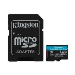 Kingston Flash Memory Card Microsdhc 512Gb Microsdxc Canvas Go Plus (MPN SDCG4/512GB, Tarjetas Micro SD) img-1