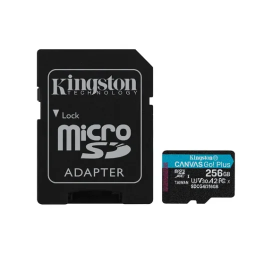 Kingston Flash Memory Card Microsdxc 256Gb Microsdxc Canvas Go Plus (MPN SDCG4/256GB, Tarjetas Micro SD) img-1