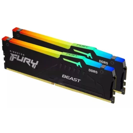 Kingston Kit De Memorias Ddr5 32Gb 6000Mt/S Cl36 Dimm (Kit Of 2X16Gb) Rgb (MPN KF560C36BBE2AK2-32, Memorias RAM para PC) img-1