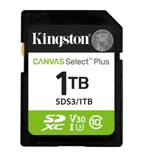 Kingston Memoria 1Tb Sd Xc Canvas Select Plus Gen3 150Mb/S (MPN SDS3/1TB, Tarjetas Micro SD) img-1
