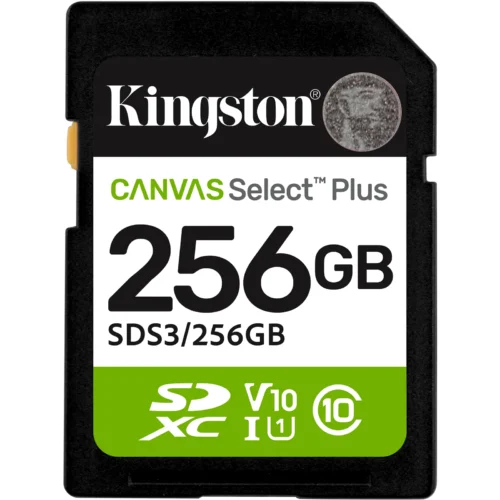 Kingston Memoria 256Gb Sd Xc Canvas Select Plus Gen3 150Mb (MPN SDS3/256GB, Tarjetas Micro SD) img-1