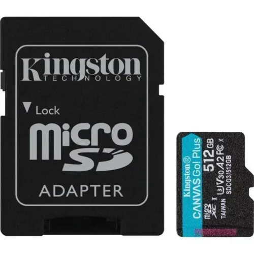 Kingston Memoria Microsd Canvas Go! Plus (Adaptador Microsdxc A Sd Incluido SDCG3/512GB img-1