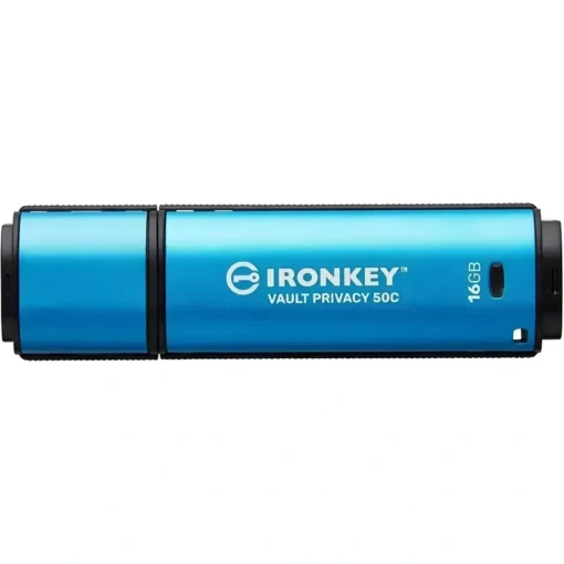 Kingston Memoria Usb Encriptada Ironkey Vault Privacy 50 16Gb, Cifrado Aes-256 (MPN IKVP50C/16GB, Pendrives) img-1