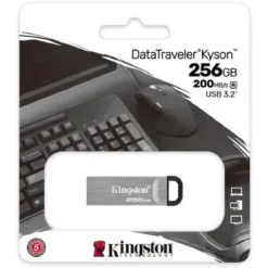 Pendrive 256GB Kingston Datatraveler Kyson USB 3.2 Metalico 200MB/s (MPN DTKN/256GB, Pendrives) img-1
