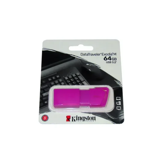 Kingston Pendrive Datatraveler Exodia M 64 Gb 3.2 Purpura (Pendrive Datatraveler KC-U2L64-7LP img-1