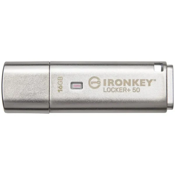 Kingston Pendrive Ironkey Locker+ 50 16Gb Usb-A Plata (Pendrive Ironkey Locker IKLP50/16GB img-1