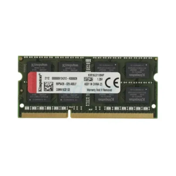 Kingston Valueram 8Gb Ddr3 Sdram Memory Module 8 Gb Ddr3-1600/Pc3L-12800 Ddr3 KVR16LS11/8WP img-1