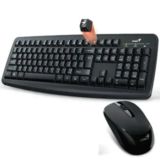 Kit Combo Teclado + Mouse Inalámbrico Genius KM-8100 (MPN 31340004401, Kit Teclado y Mouse) img-1