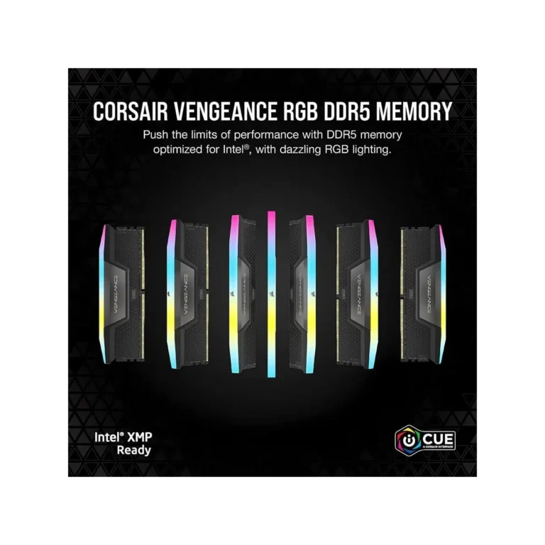 Kit Memorias RAM Corsair Vengeance RGB De 64GB (2x 32GB), DDR5