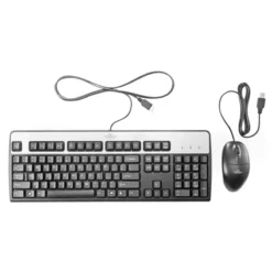 Kit Teclado Y Mouse HP, Usb, Ingles, Negro (MPN 631341-B21, Kit Teclado y Mouse) img-1