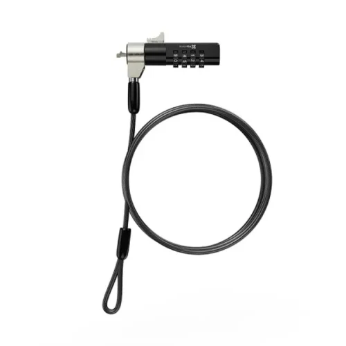 Klip Xtreme Cable De Seguridad Bolt C, Candado Numérico, Tipo K Estándar Y T-Bar KSD-360