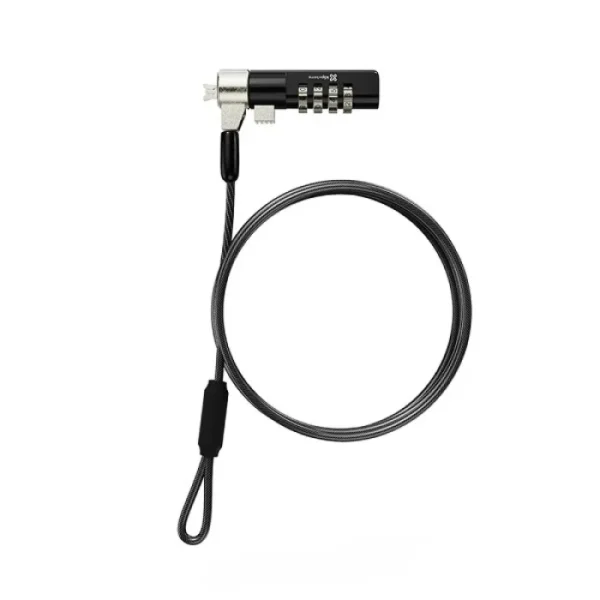 Klip Xtreme Cable De Seguridad Bolt Wc Ii, Candado De 4 Digitos, Ranura Wedge KSD-370