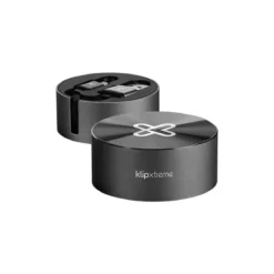 Klip Xtreme Cable Retráctil Usb-C , Usb-A A Usb-C, 2.1A, Cable Anti-Enredos (MPN KAC-110BK, Accesorios para portátiles) img-1