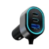 Klip Xtreme Car Power Adapter 100 Watt 4X 24Pin Usb-C / 2X 9Pin Us (MPN KCC-100, Accesorios para portátiles) img-1
