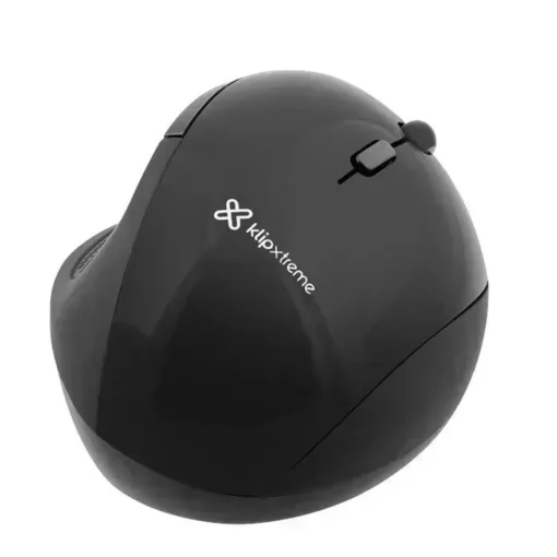 Klip Xtreme Mouse Orbix Ergonomic 2.4 Ghz Inalámbrico Negro 6 Botones Adjustable (MPN KMW-500BK, Mouses) img-1